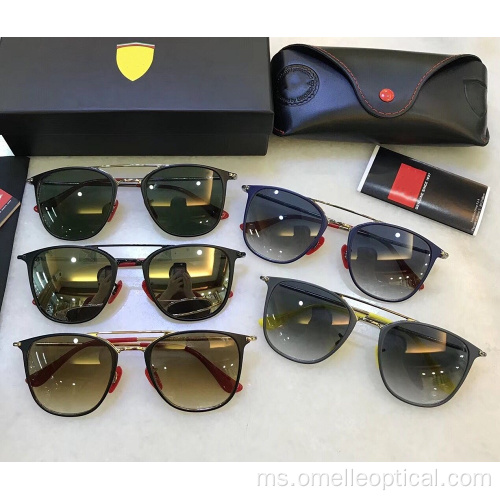 Polarized Oval Fesyen Sunglasses untuk Memandu